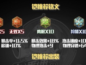 干将大神出装铭文搭配攻略（打造无敌干将，装备、铭文、搭配一网打尽！）