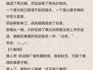 《重生攻略夫君12（独步江湖，逆袭为王——探寻《重生攻略夫君12》中的破局重生策略）