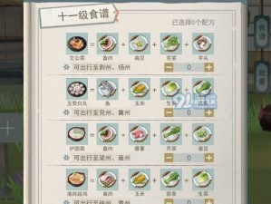 江湖悠悠4级食谱大全（一键升级，让你轻松成为江湖厨神）