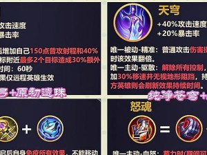 《天穹后羿出装铭文顺序攻略》（天穹后羿，攻守兼备的完美选择！）